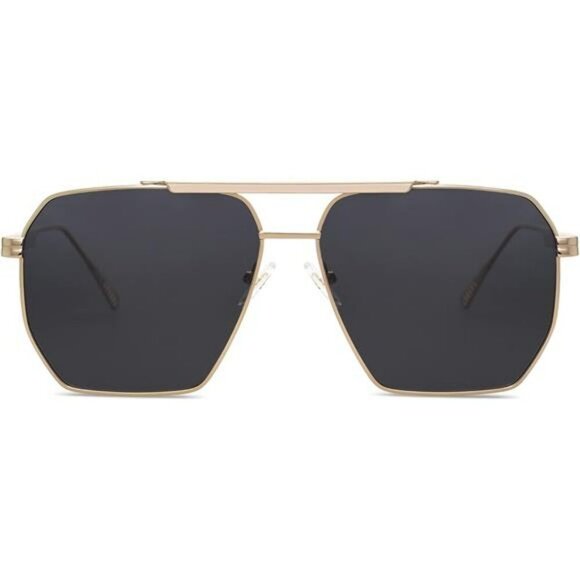 SOJOS Oversized Polarized Square Sunglasses Women Men Retro Aviator UV - Picture 3 of 7